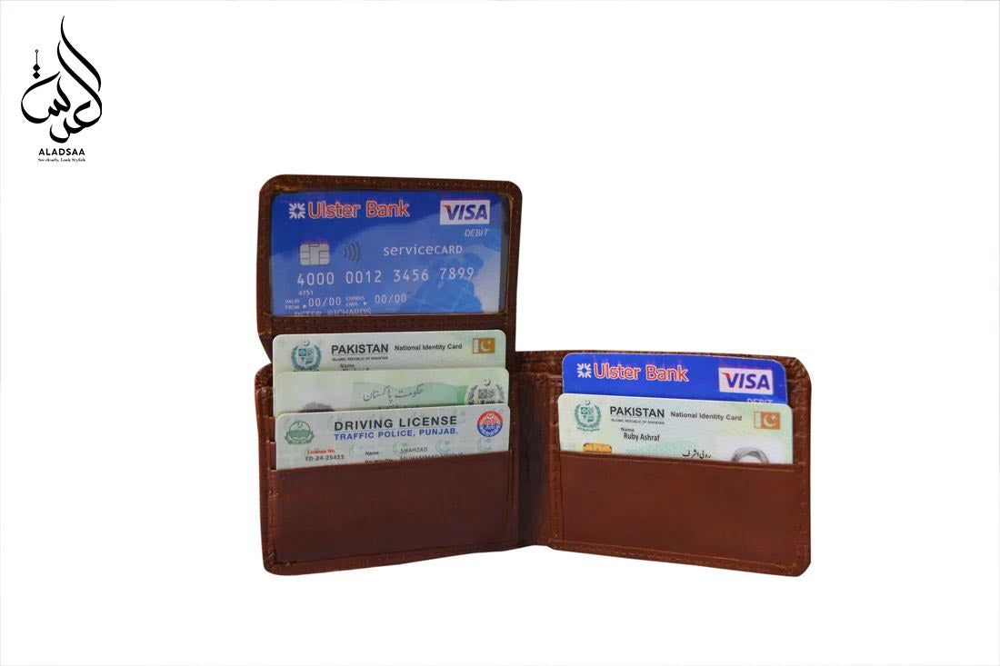 Slimline Smart Wallet with ID Card Holder- Leader Collection