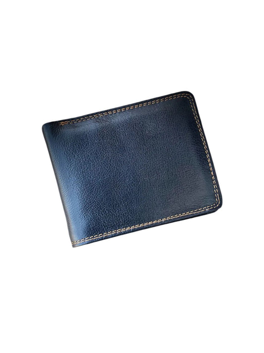 Royal Contrast Double Stitch Wallet