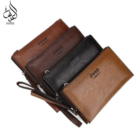 Versatile Zip Long PU Leather Wallet - Soft, Stylish, Comfortable