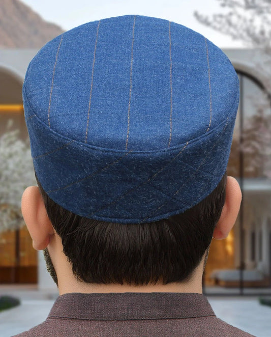 Premium Wool Prayer Cap – Handcrafted for Elegance CW-003