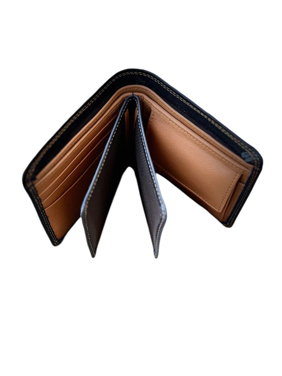 Royal Contrast Double Stitch Wallet