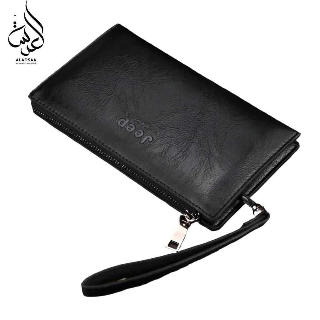 Versatile Zip Long PU Leather Wallet - Soft, Stylish, Comfortable