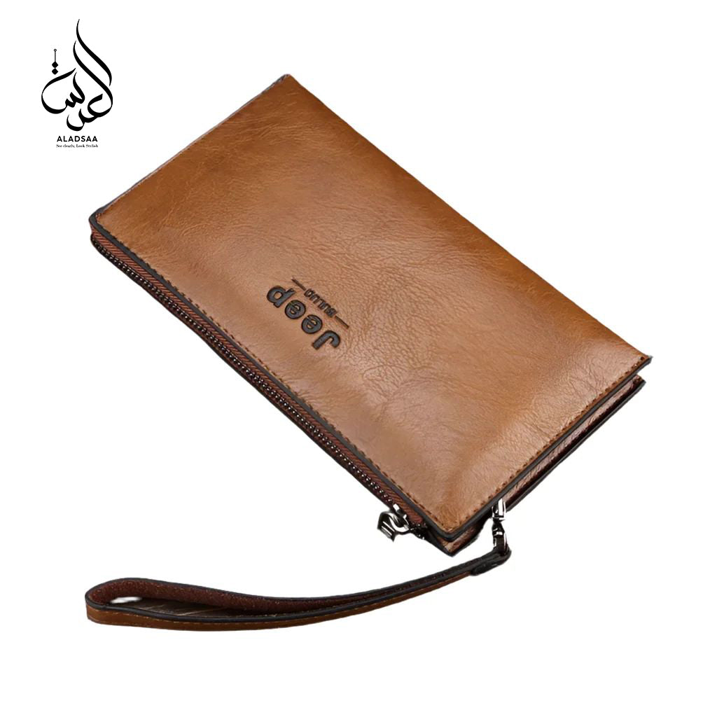 Versatile Zip Long PU Leather Wallet - Soft, Stylish, Comfortable